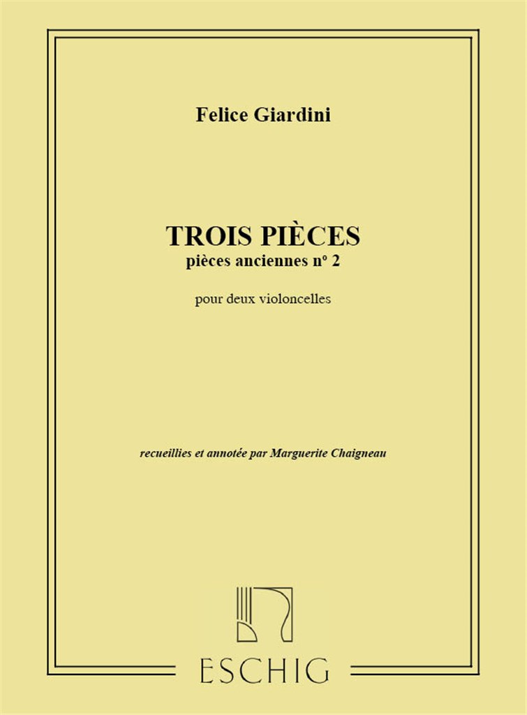 3 Pieces 2 Violoncelles